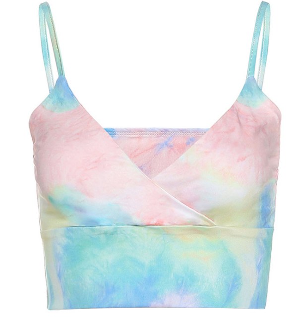 Rainbow crop top