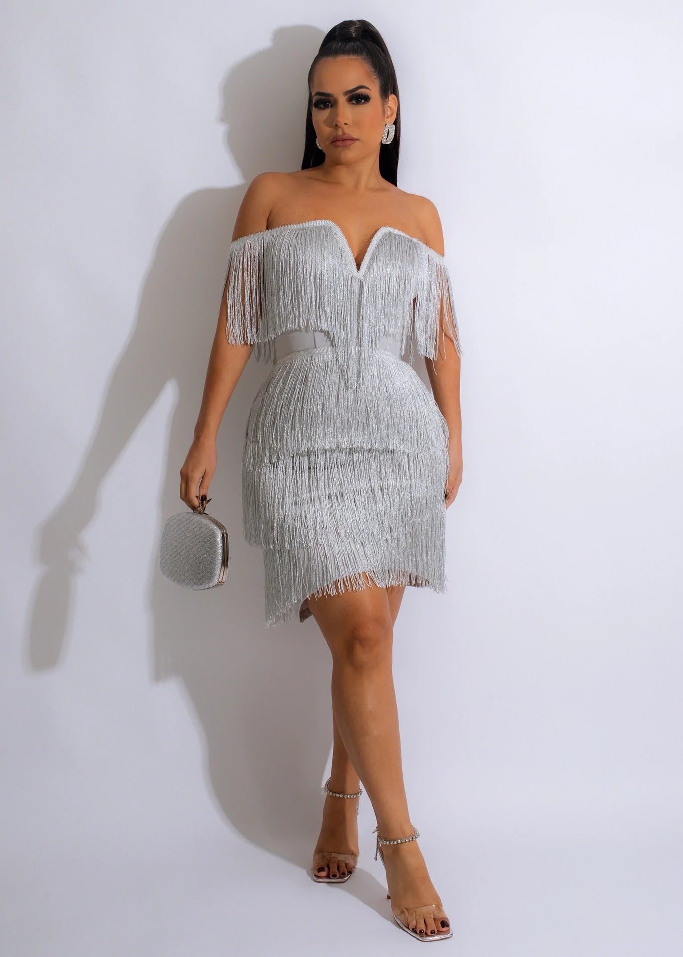 European And American Tassel Dress
