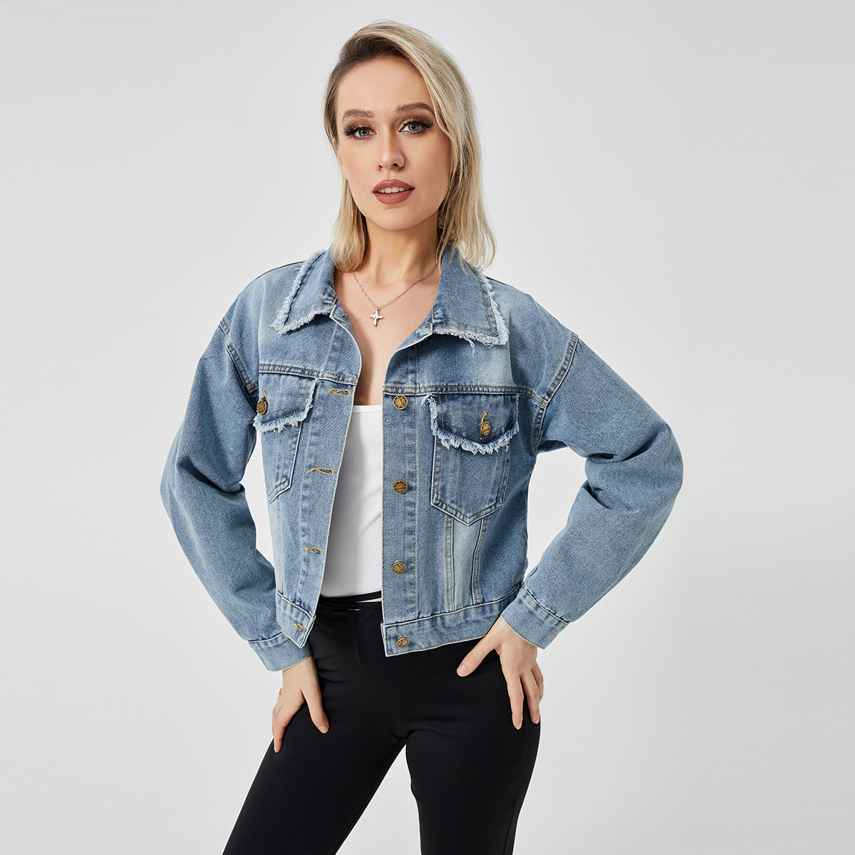 Loose Design Denim Jacket