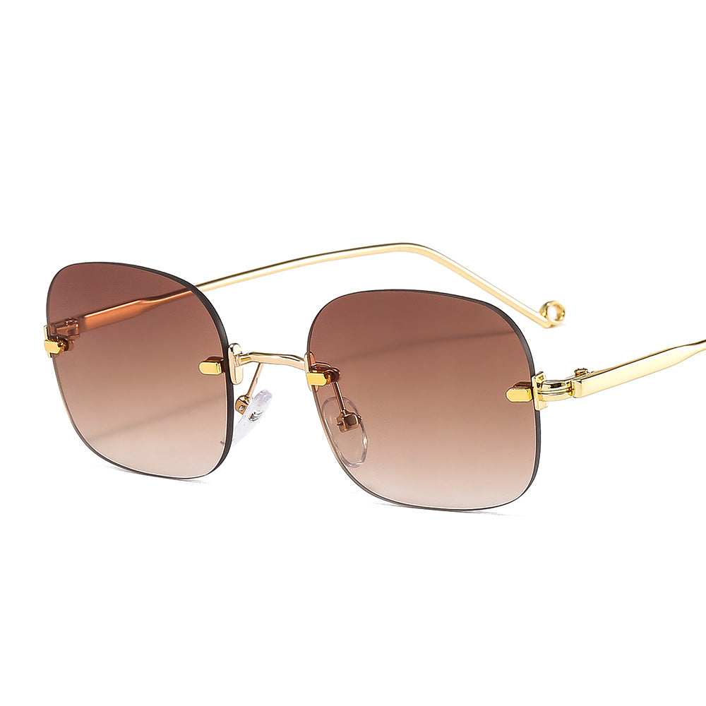Fashion New Multicolor Metal Square Sunglasses