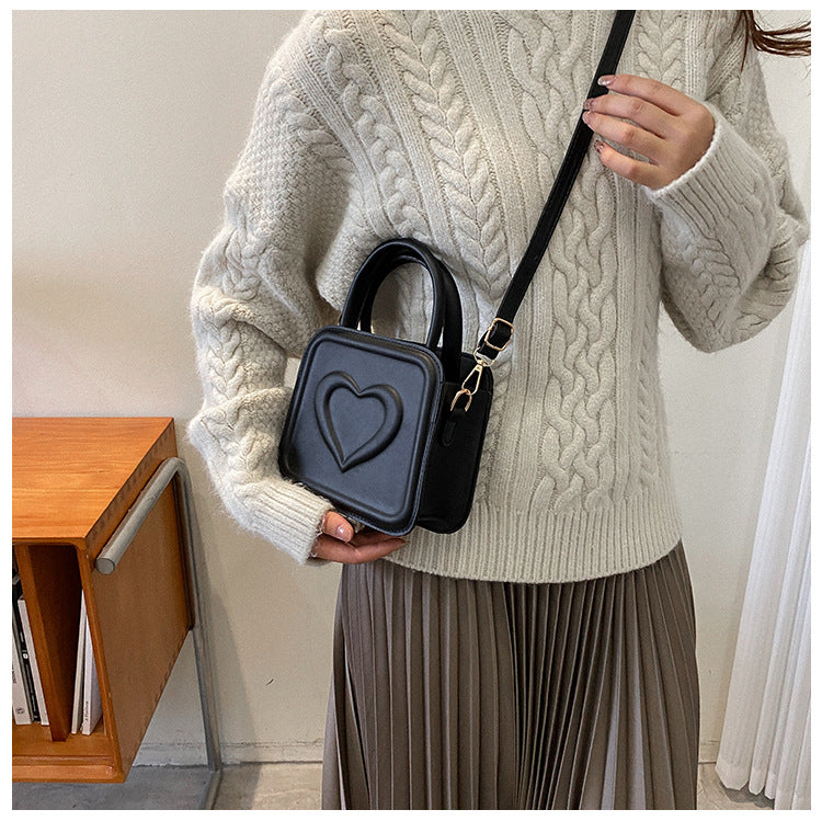Trendy Casual Fashion Shoulder Crossbody Portable Small Square Bag