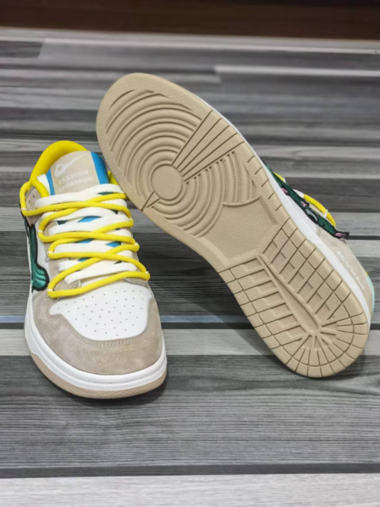 Men's Thick-soled Elevated Cactus Board Shoes