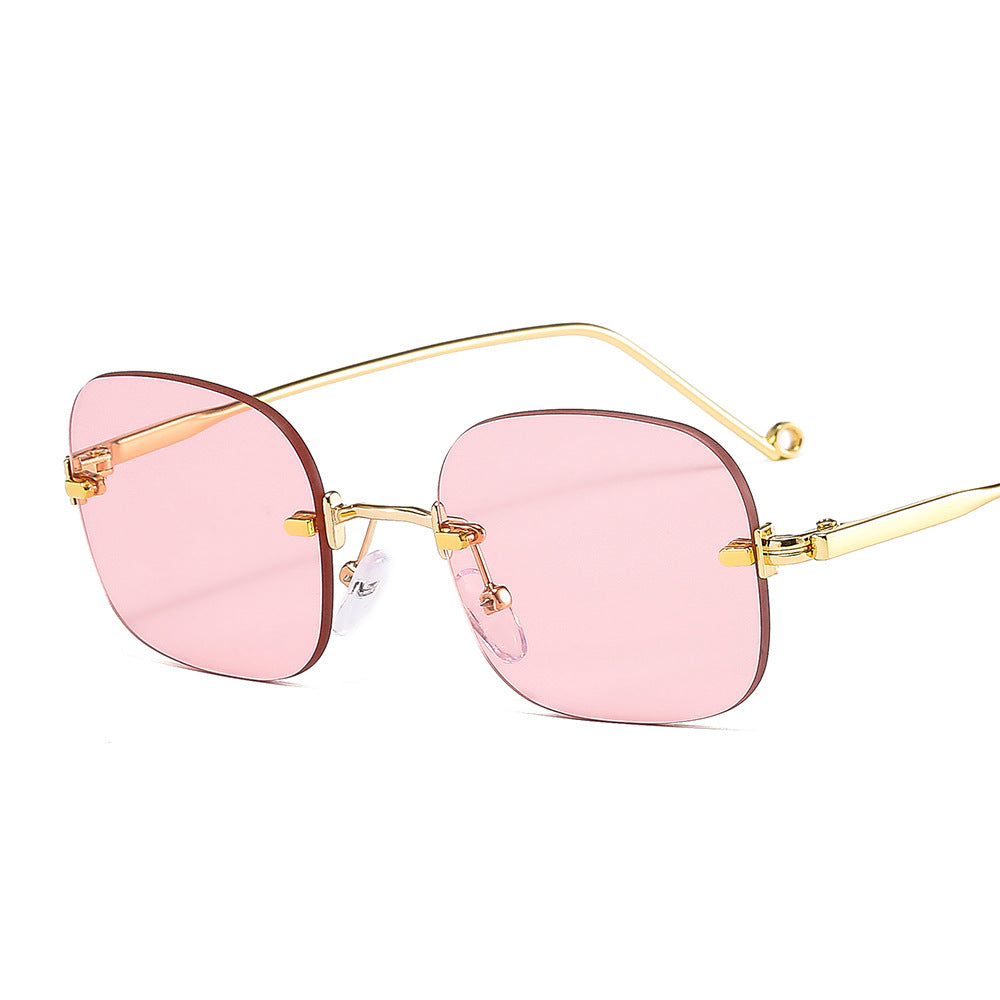 Fashion New Multicolor Metal Square Sunglasses