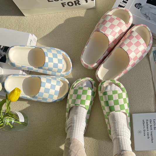 Women's Home Non-slip Thick Bottom Feces Sense Sandals And Slippers