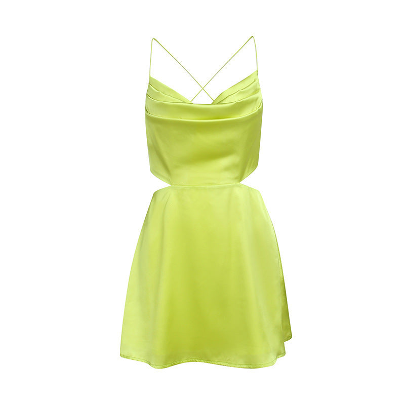Fashionable Women's Elegant Suspender Dress
