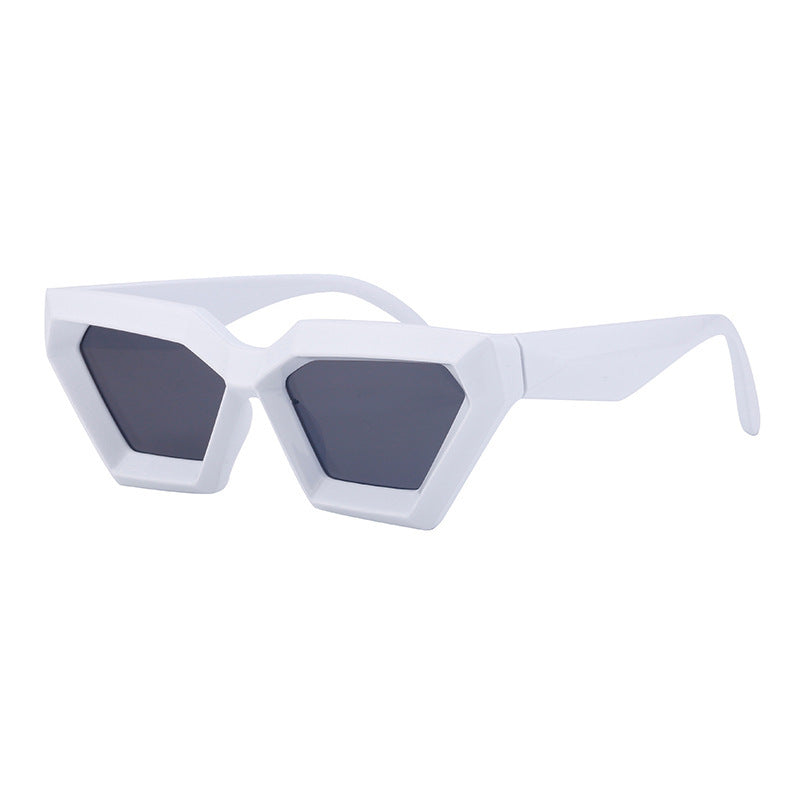 Small Frame Sunglasses Irregular Cat Eye Sunglasses