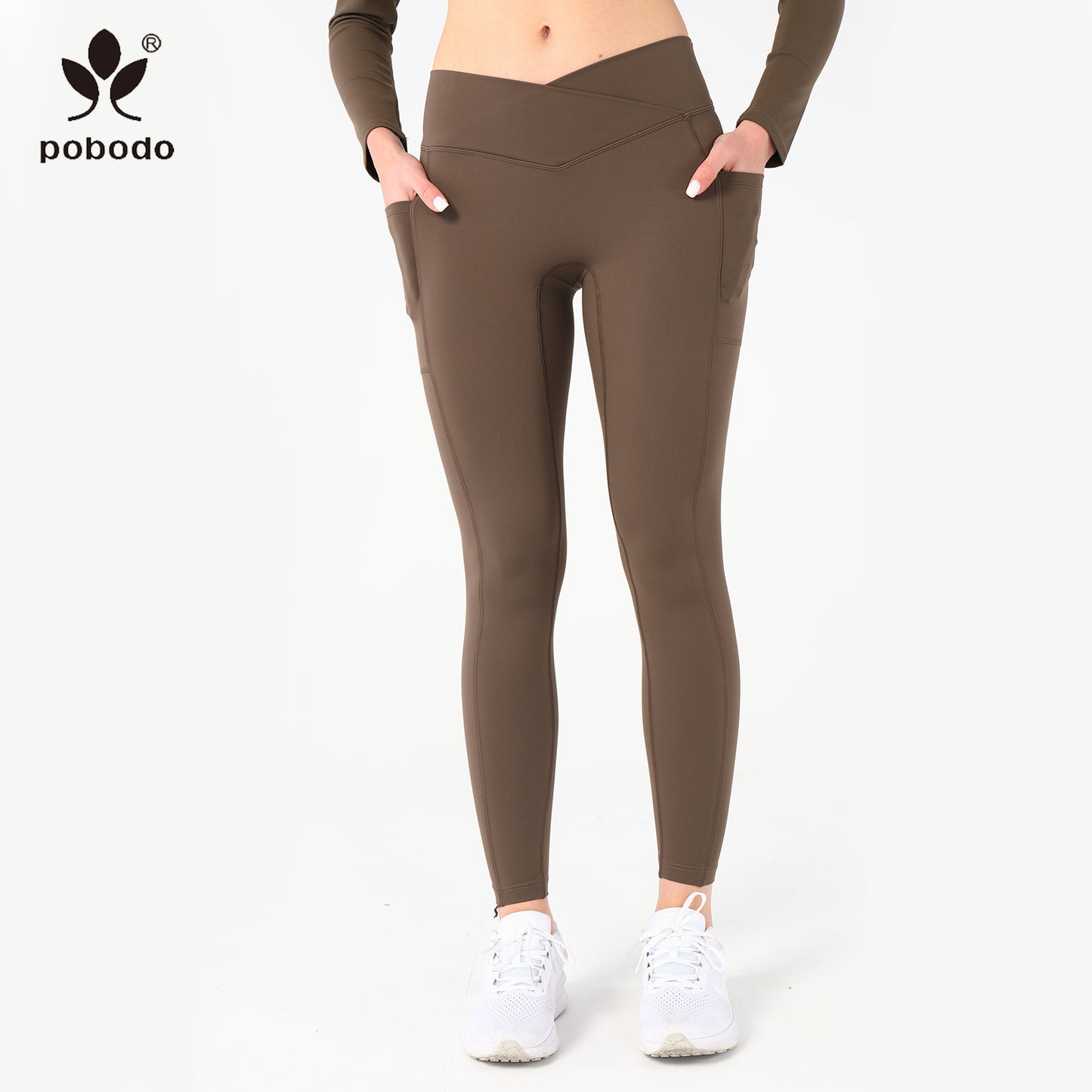 V-waist Ankle Pants