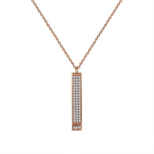 Explosive Trend Sweet Personality Necklace Zircon Inlaid Diamond Fashion Pendant Jewelry