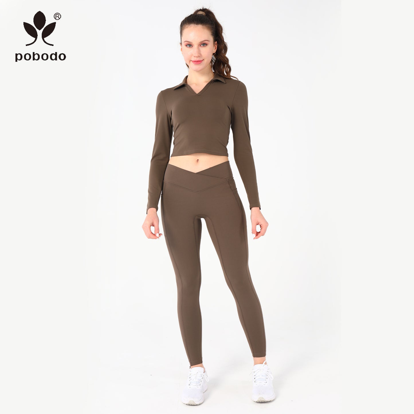 V-waist Ankle Pants