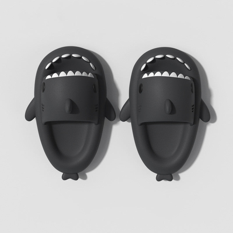 Children's Sandals And Slippers Summer Thick Bottom Second Generation Shark EVA Slippers Home Children Parent-child Non-slip Soft Bottom Baby Sandals