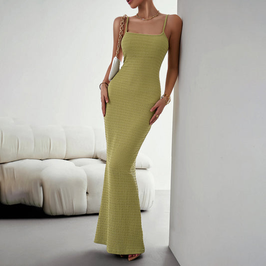Women's Fashion Hip Slim-fit Suspender Dress
