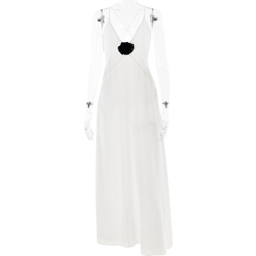 Women's Fashionable Chiffon Suspender Dress
