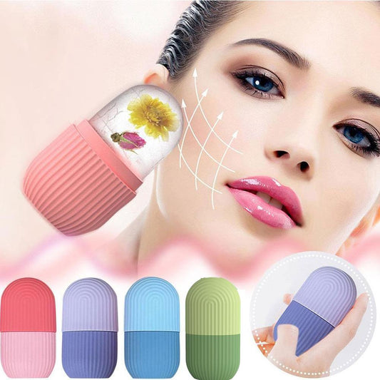 Silicone Ice Cube Tray Mold Facial Beauty Tool