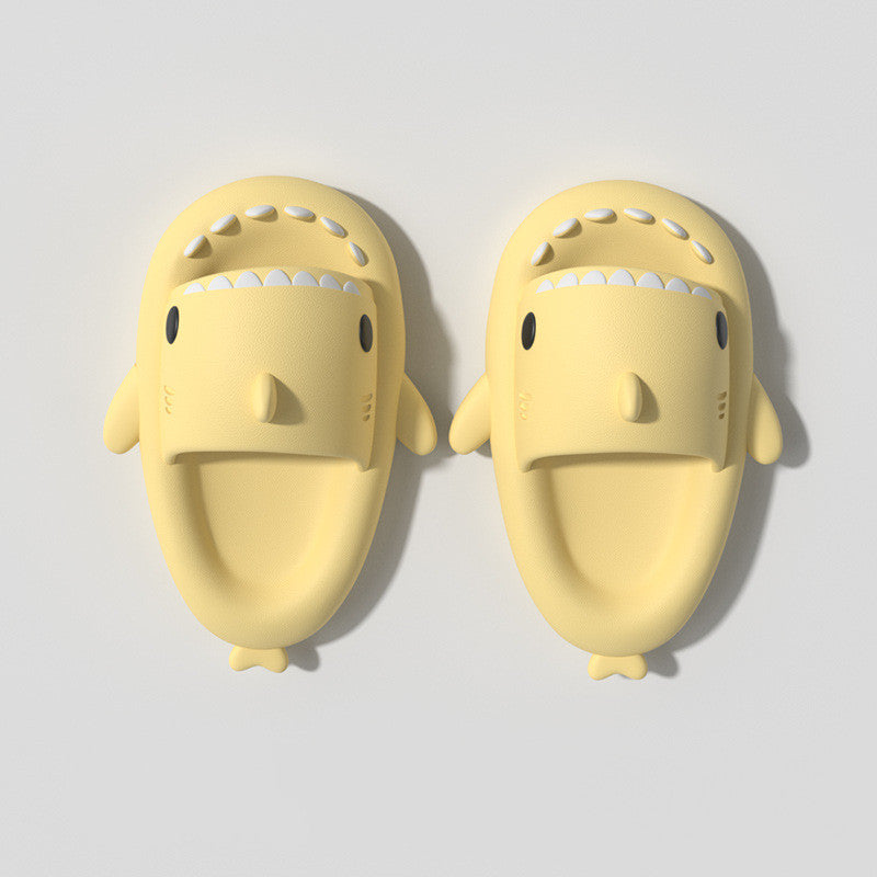 Children's Sandals And Slippers Summer Thick Bottom Second Generation Shark EVA Slippers Home Children Parent-child Non-slip Soft Bottom Baby Sandals