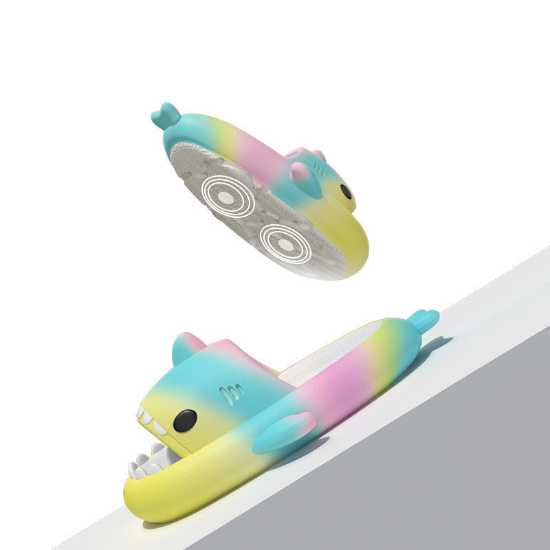 RainbowShark Slippers
