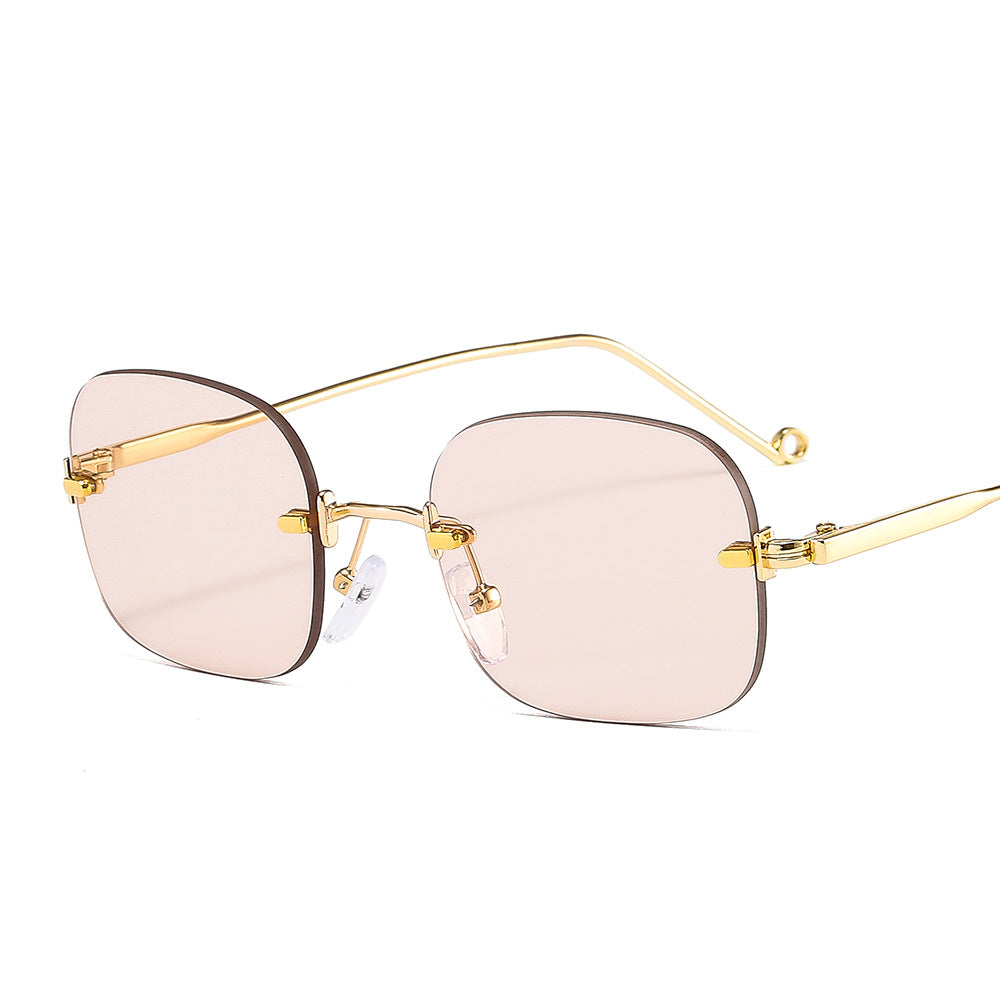 Fashion New Multicolor Metal Square Sunglasses