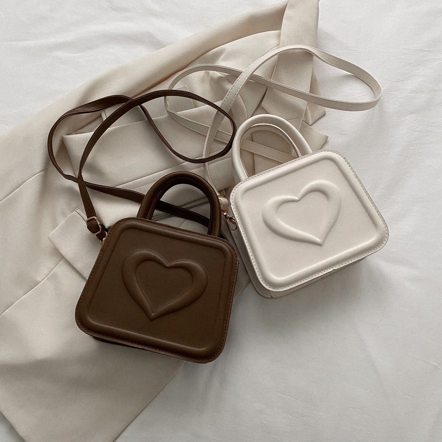 Trendy Casual Fashion Shoulder Crossbody Portable Small Square Bag