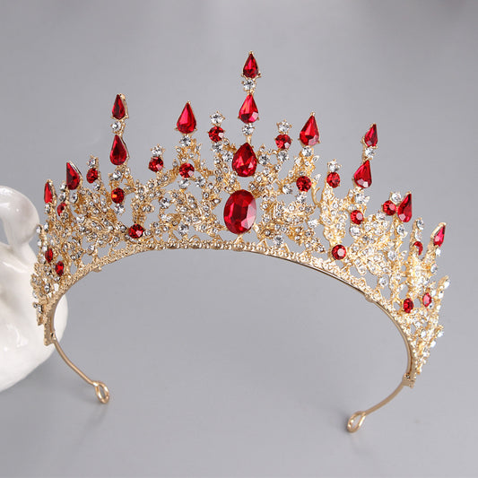 Bridal Crown Headdress Cross-border Rhinestone Hair Accessory