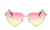 2018 Vintage Metal Heart-shaped Sunglasses Peach Heart Funny Men's And Women's Glasses Love Sunglasses Heart-shaped Sun