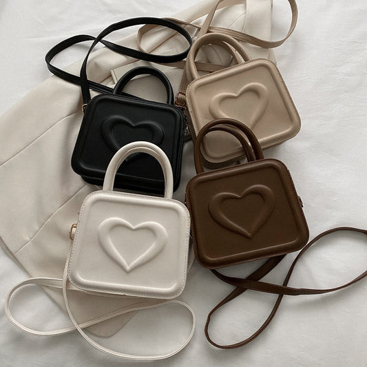 Trendy Casual Fashion Shoulder Crossbody Portable Small Square Bag
