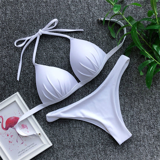 Split Multicolor Swimsuit Bikini