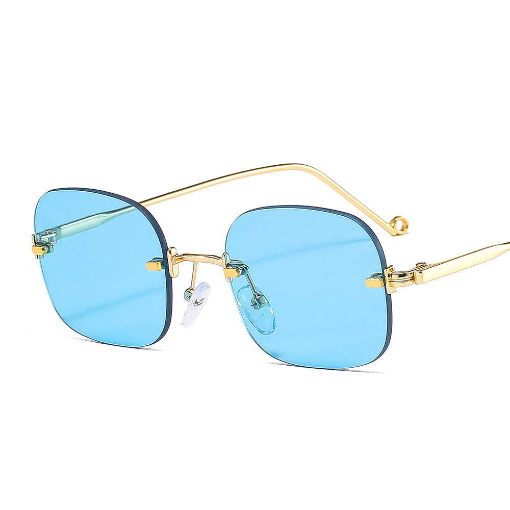 Fashion New Multicolor Metal Square Sunglasses